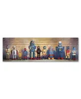 Eric Joyner 'The Usual Suspects' Canvas Art - 19" x 6" x 2"