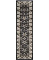 Safavieh Lyndhurst LNH332 Grey and Cream 2'3" x 8' Runner Area Rug