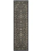 Safavieh Lyndhurst LNH338 Anthracite and Teal 2'3" x 8' Runner Area Rug