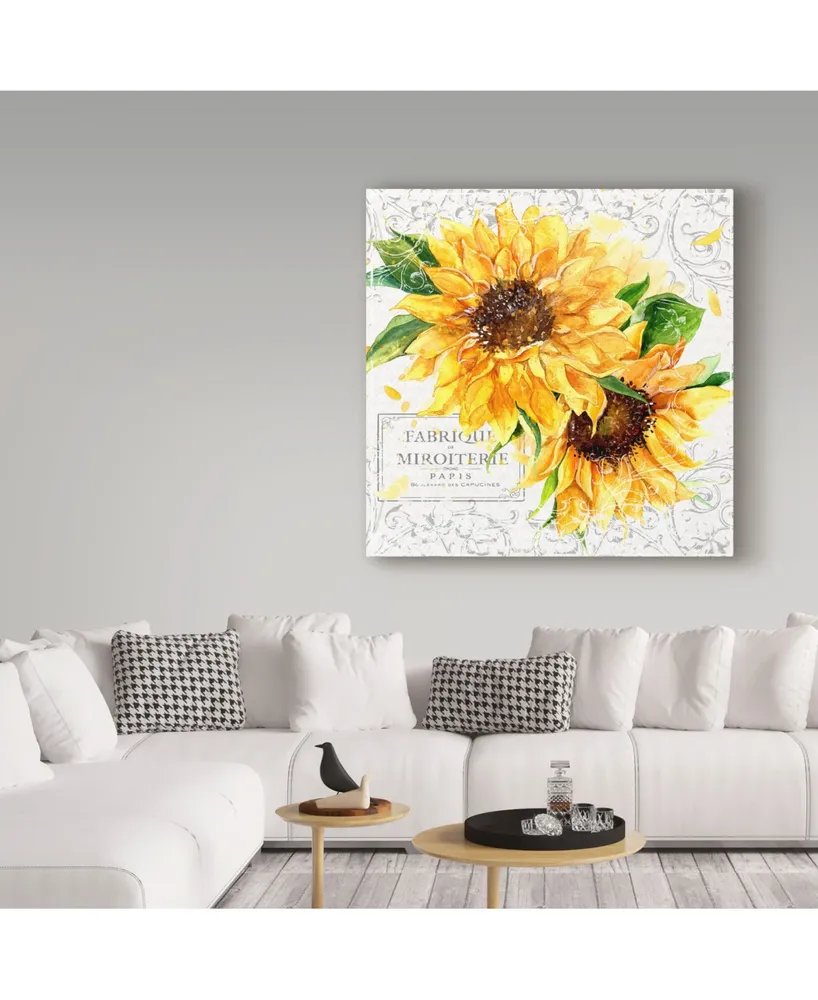Irina Trzaskos Studio 'Summertime Sunflowers I' Canvas Art - 35" x 35" x 2"