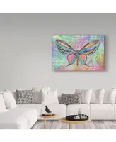 Cora Niele 'Colorful Butterfly' Canvas Art - 24" x 16" x 2"