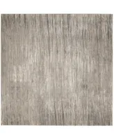 Safavieh Meadow MDW342 Ivory and Gray 6'7" x 6'7" Square Area Rug