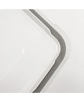 Iris 30.6qt Weatherpro Airtight Plastic Storage Bin with Lid and Seal and Secure Latching Buckles