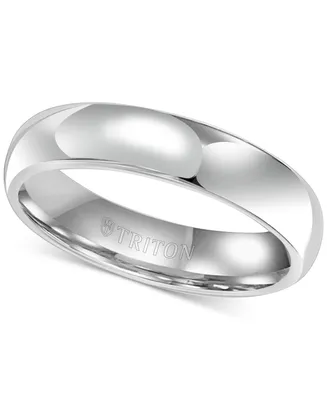 Triton Men's White Tungsten Carbide Ring
