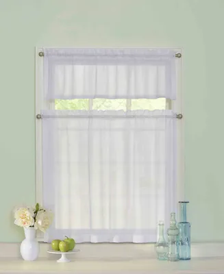 Curtainfresh 56" x 36" Tier and Valance Set