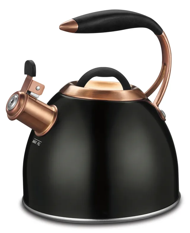 Viking Stainless Steel 2.6-Qt. Copper Tea Kettle with Copper