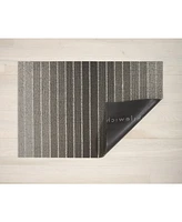 Chilewich Block Stripe Shag Doormat - 18" x 28"