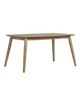 Larvik Mid-Century Danish Modern Tapered 59" Dining Table