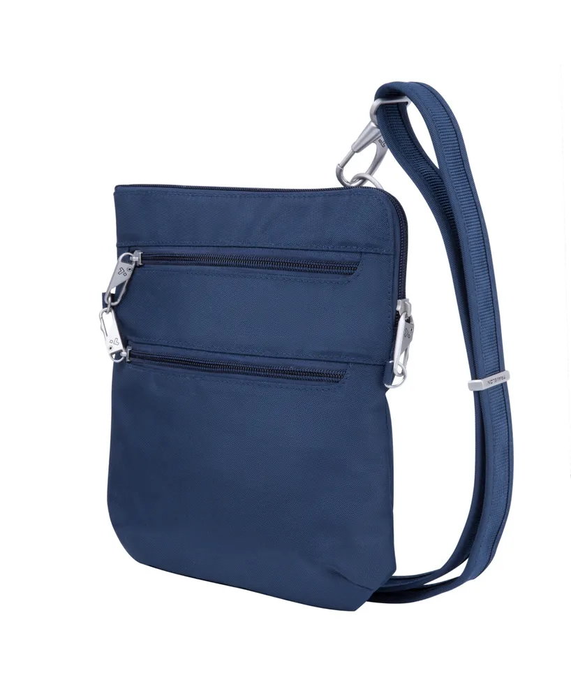 Travelon Anti-Theft Classic Slim Double Zip Crossbody