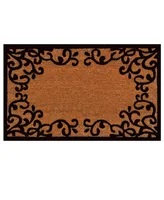 Home & More Chateaux Coir/Vinyl Doormat, 18" x 30"