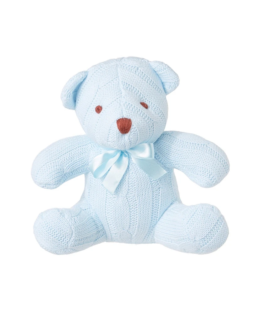 3 Stories Trading Baby Boys or Girls Cable Knit Snuggle Bear