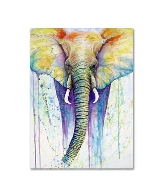 Michelle Faber 'Elephant Colors' Canvas Art