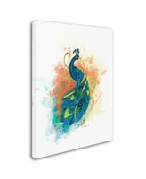 The Tangled Peacock 'Mr. Peacock' Canvas Art - 19" x 14" x 2"