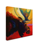 Marion Rose 'Alaska Spirit Moose' Canvas Art - 24" x 24" x 2"