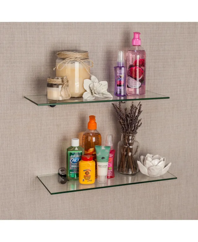 Pinnacle Chrome and Glass Bathroom Shelf, Color: Chrome - JCPenney