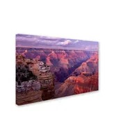 Mike Jones Photo 'Grand Canyon near Mather Point' Canvas Art - 24" x 16" x 2"