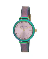 Laura Ashley Rainbow Mesh Watch