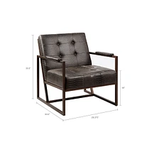 York Leather Lounger