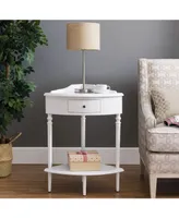 Leick Home Favorite Finds Corner Stand Table with Storage