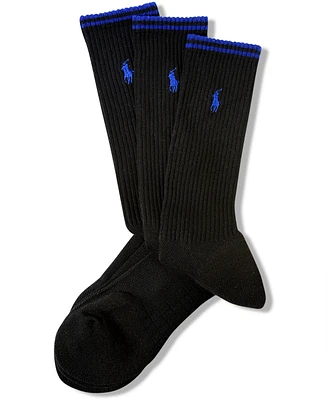 Polo Ralph Lauren Men's Socks, Athletic Crew 3 Pack