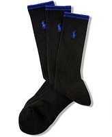 Polo Ralph Lauren Men's Socks, Athletic Crew 3 Pack