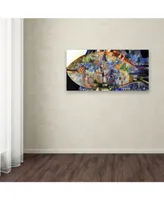 Oxana Ziaka 'Mont Saint Michel' Canvas Art - 47" x 24" x 2"