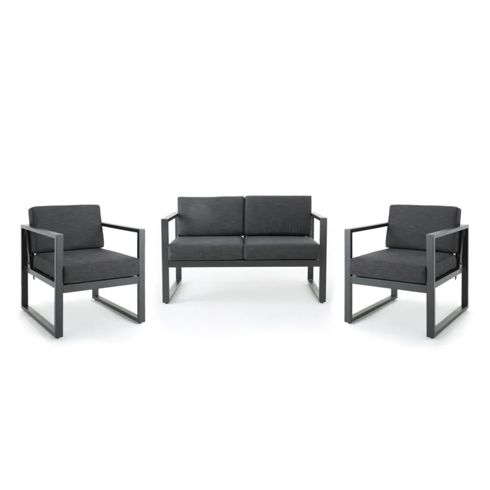 Navan Outdoor 3pc Seating Set