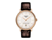 Tissot Men's Carson Premium Powermatic Brown Leather Strap Watch 40mm