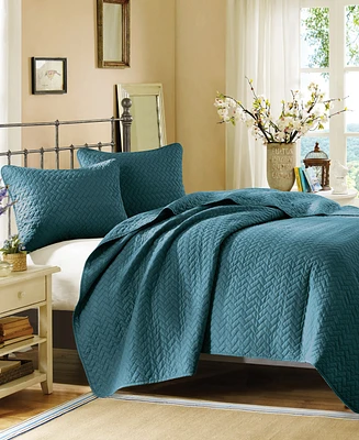 Madison Park Velvet Touch 3-Pc. Quilt Set, King