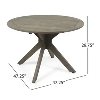 Stamford Outdoor Dining Table (X - Base)