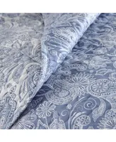 Southshore Fine Linens Boho Perfect Paisley Lightweight Reversible Quilt Set