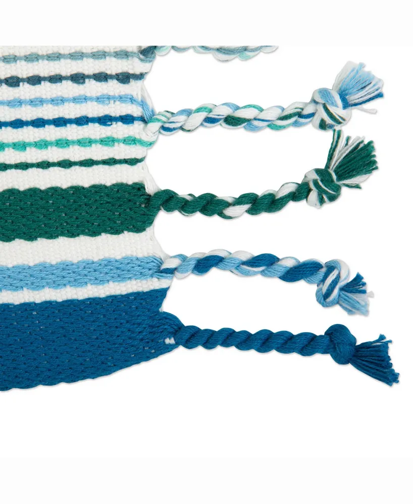 Tidal Stripe Fringed Placemat Set of 6