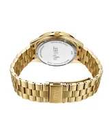 Jbw Women's Mondrian Diamond (1/6 ct.t.w.) 18k Gold Plated Stainless Steel Watch 37mm