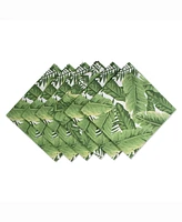 Banana Leaf Print Napkin Set of 6