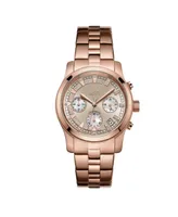 Jbw Women's Alessandra Diamond (1/5 ct.t.w.) 18K Rose Gold Plated Stainless Steel Watch