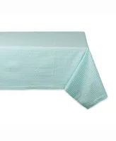 Aqua Seersucker Table cloth 60" X 104"