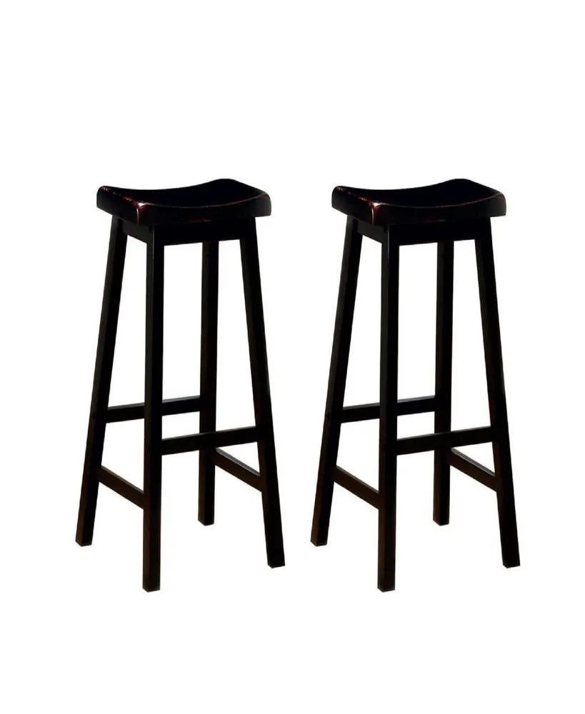 Braxton Wooden 29" Bar Stools (Set of 2)