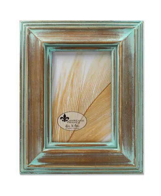 Lawrence Frames Weathered Wood with Verdigris Wash Picture Frame