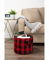 Storage Bin Buffalo Check, Round