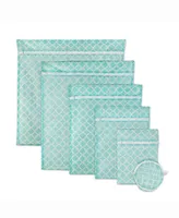 Lattice Set B Mesh Laundry Bag, Set of 6