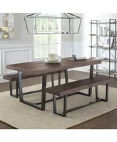 3-Piece Farmhouse Dining Set