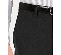 Kenneth Cole Reaction Men's Gabardine Skinny/Extra-Slim Fit Performance Stretch Flat-Front Dress Pants