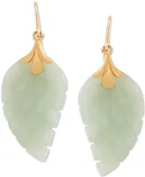 Leaf Earrings 10k Gold