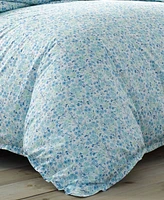 Laura Ashley Jaynie Stonewashed Cotton -Pc. Duvet Cover Set