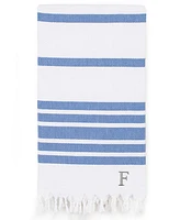 Linum Home Personalized Herringbone Pestemal Beach Towel