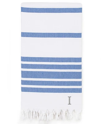 Linum Home Personalized Herringbone Pestemal Beach Towel