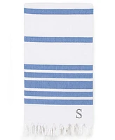 Linum Home Personalized Herringbone Pestemal Beach Towel