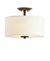 Jonathan Y Marc 15" Led Semi-Flush Mount