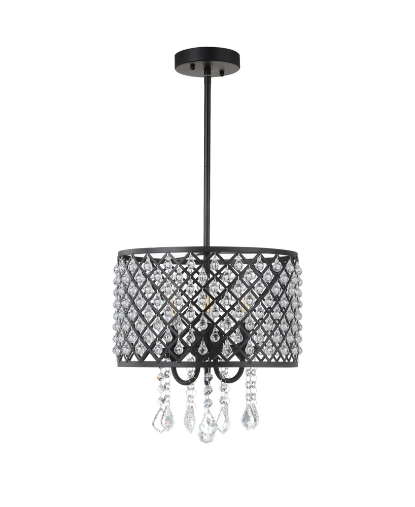 Jonathan Y Gigi 13" Adjustable Led Drop Pendant