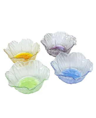 Dessert Bowls With Assorted Colors, Set Of 4